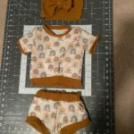 Tecia Torres Instagram - While pregnant I taught myself how to sew and this is the first outfit I ever made 🥹😍 It’s wild to see my baby girl wearing it 🤎