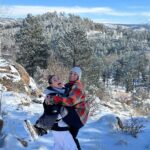 Tecia Torres Instagram - So… I drove off the mountain yesterday… lol but for real. (Within the first 10 mins of riding!) Scared the crap out of myself…Only ran over my foot with my own ATV 😆 Quick cry, some encouragement from the crew …got back up and finished the day… lovely snow day with the family 😁 #RockNado #ATV #ColoradoLiving #SnowDay