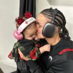Tecia Torres Instagram - Such a special moment for the 3 of us. Moments before the fight vs moments after the fight. Mama did it! 🏆 #UFC297
