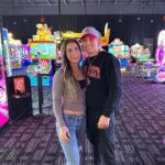 Tecia Torres Instagram - Date Night 🖤 We had the entire D&Bs to ourselves, I won about half the games 😜, tried a new restaurant in town, delicious, college football championships 🏈