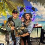 Tecia Torres Instagram - Surrounded by love, my heart belongs to these two special valentines – my wife, the love of my life, and our beautiful daughter, the joy in our world. 💕 #HappyValentinesDay #RockNado #LoveisLove #MyGirls #MyWorld ♥️ Thank you for working everyday to change our lives, for taking care of me and Alayah, for knowing a little about everything, for being my handywomen, my organizing queen, my favorite training partner, my inspiration to reach my fighting goals, my greatest love. #YesItsCake ♥ my heart ♥