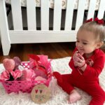 Tecia Torres Instagram - Happy Valentines Day ♥️ #BabysFirstValentines