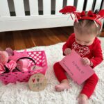 Tecia Torres Instagram - Happy Valentines Day ♥️ #BabysFirstValentines