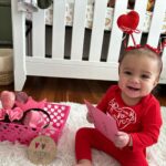 Tecia Torres Instagram - Happy Valentines Day ♥️ #BabysFirstValentines