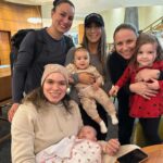 Tecia Torres Instagram - We met as fellow fighters and teammates many moons ago. To see all our individual successes and the beautiful relationships that have blossomed throughout the years makes my heart happy. We will always be fighters but now we have all entered the chapter of life called Motherhood. I can’t wait for all the new memories to come! #LifeLongFriends Swipe ⬅️ slide 7 is golden 🤣 #SinceForever Toronto Canada