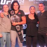 Tecia Torres Instagram - We met as fellow fighters and teammates many moons ago. To see all our individual successes and the beautiful relationships that have blossomed throughout the years makes my heart happy. We will always be fighters but now we have all entered the chapter of life called Motherhood. I can’t wait for all the new memories to come! #LifeLongFriends Swipe ⬅️ slide 7 is golden 🤣 #SinceForever Toronto Canada