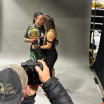 Tecia Torres Instagram – Queen đź‘‘ I want to be like you when I grow up 🏆🖤 #ProudWife #ProudFriend #ProudTeammate #TeamRocky #UFC297 #WorldChampion #RockNado Scotiabank Arena