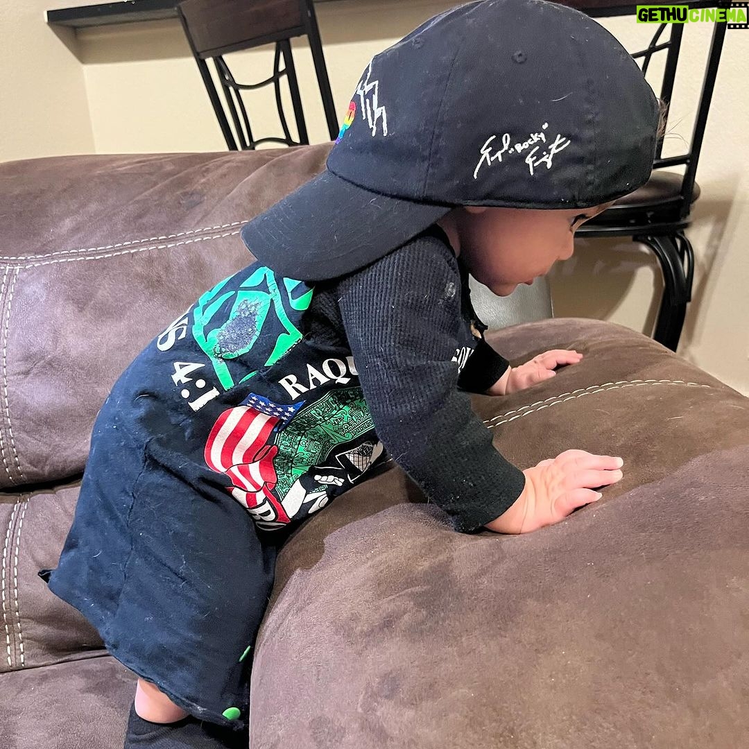 Tecia Torres Instagram - Alayah can’t wait to fly to Canada tomorrow and watch Mama kick some butt! 🖤 @raquel_pennington