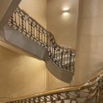 Teryl Rothery Instagram - I absolutely love old buildings. Look at this beautiful staircase. I simply had to take a picture. And then I noticed in this photo that we don’t see where the stairs lead to, nor do we see where they start. But what I DO see is a CHOICE. We can choose to continue to go up, not knowing where it will take us. Or we can choose to go back down. Then again, the beauty is in the moment. ❤️ Hugs, Teryl