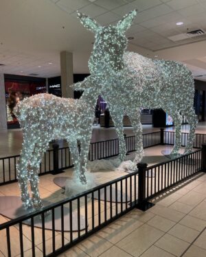 Teryl Rothery Instagram - At my daughter’s hockey tournament in Calgary, Alberta. BUT managed to find time to shop on Black Friday!! Beautifully decorated for Christmas. 

And so is #VirginRiver! 4 days to go!!
#netflix 🎄🥰