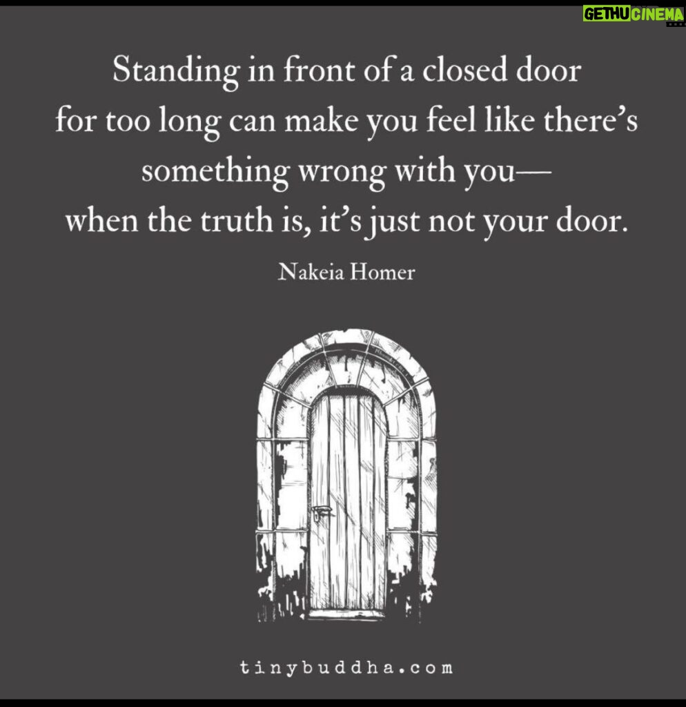 Teryl Rothery Instagram - Oh I absolutely LOVE this!! I cannot begin to tell you how many closed doors I’ve stood in front of….waiting….what about you? 💕
