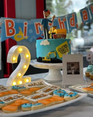 Tetona Jackson Instagram - Yesterday was a special one. Harlie’s Blippi Birthday Bash! There were train rides, arts & crafts, lots of running, and dessert for days!