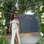 Tetona Jackson Instagram - Sage was the color. Maid Of Honor was the name. To The Scott’s 🍾🥂 may we one day get some solid postable pictures together @angeliquekatia & @camofallcity 😂
