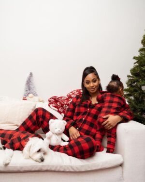 Tetona Jackson Instagram - Merry Christmas from me and my little munchkins. And a very merry HAPPY FIRST CHRISTMAS HARLIE 🎄❤️🎄❤️ I love you to the moon and back