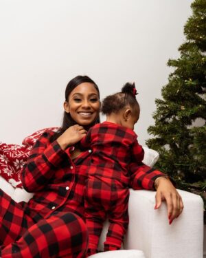 Tetona Jackson Instagram - Merry Christmas from me and my little munchkins. And a very merry HAPPY FIRST CHRISTMAS HARLIE 🎄❤️🎄❤️ I love you to the moon and back