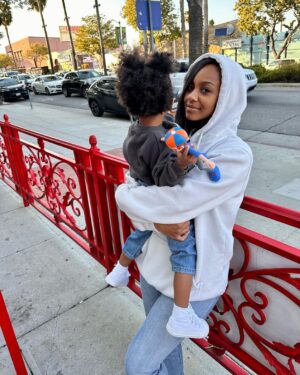 Tetona Jackson Instagram - And just like that I have a 2 year old 🥹 Happy birthday my precious baby girl. Words cannot express how thankful I am for you. 
Also… @blippi & fries for the win… always lol