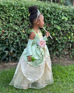 Tetona Jackson Instagram - My little Princess Tiana 🥹💚 such a full circle moment. *swipe for the full circle moment*