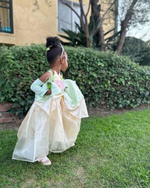 Tetona Jackson Instagram - My little Princess Tiana 🥹💚 such a full circle moment. *swipe for the full circle moment*