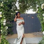 Tetona Jackson Instagram - Sage was the color. Maid Of Honor was the name. To The Scott’s 🍾🥂 may we one day get some solid postable pictures together @angeliquekatia & @camofallcity 😂