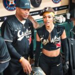 Teyana Taylor Instagram - PART 1 Photo Dumpppppp: It was a home run at the @cactusjackfoundation HBCU soft ball classic! A time was had! TEAM BLACK showed up and showed out!! 💪🏾 Thank you to my Jumpman familyyyyyy @travisscott @jumpman23 and @mlb for having all of us!!! Both team CREAM & BLACK did our big onesssssssss!! ⚾️🙌🏾💪🏾🖤 📸: @kvnhrtlss