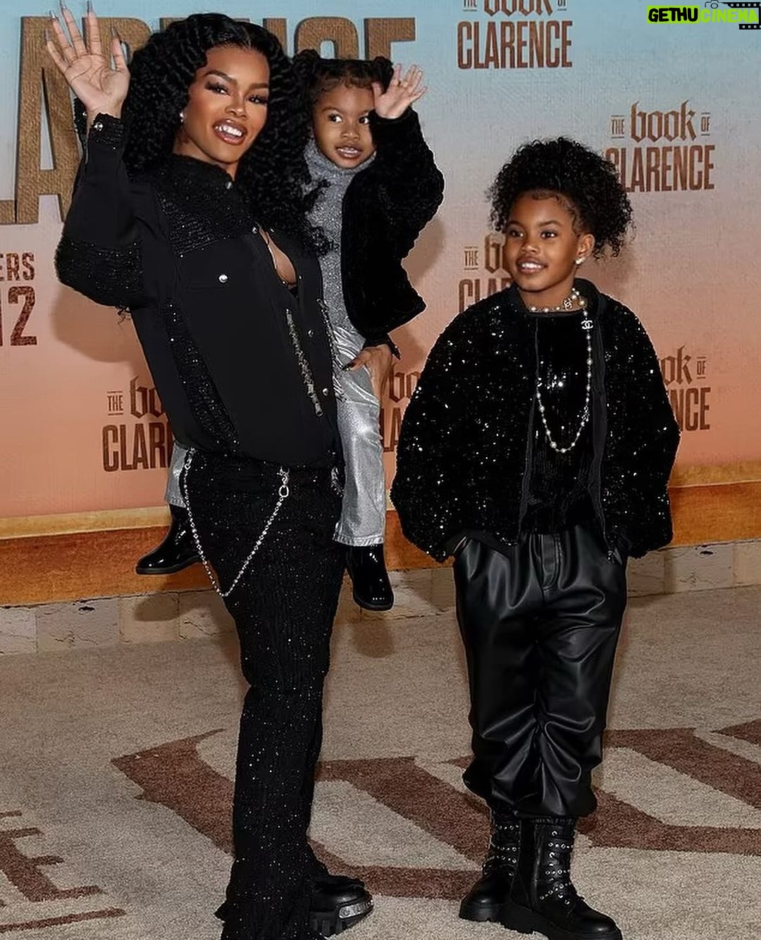 Teyana Taylor Instagram - The Book of Clarence premiere 🍿❤️🙏🏾