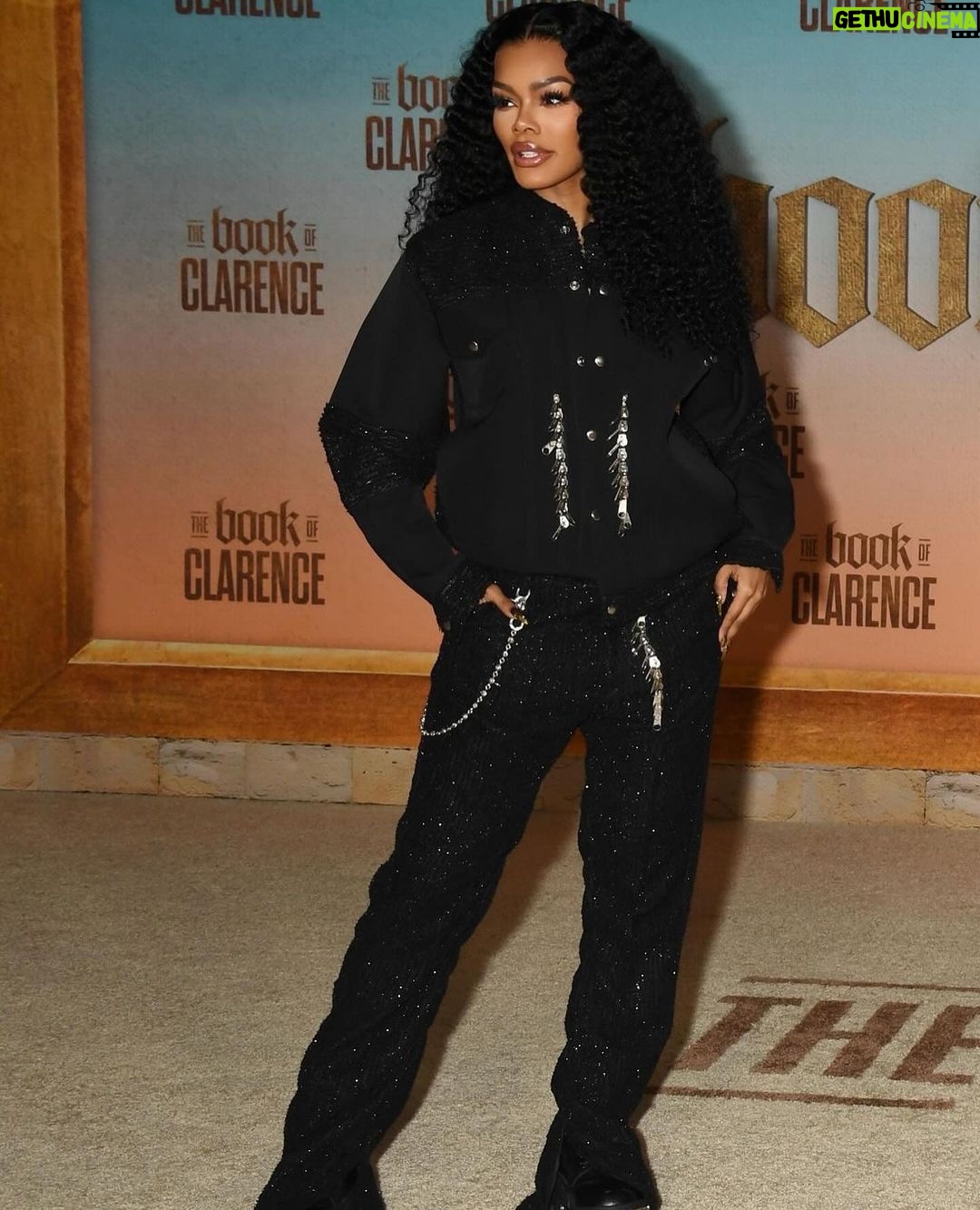Teyana Taylor Instagram - The Book of Clarence premiere 🍿❤️🙏🏾