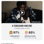 Teyana Taylor Instagram - Dear INEZ, For you to be someone who has never truly received love without conditions, I’m in awe of your capacity to exhibit not only love for everyone around you, but one of the deepest most unconditional loves I’ve ever experienced on and off screen. That is a life skill that not many possess. So just in case nobody ever told you - You are an amazing Mother. You are seen. You are regarded. And you are enough! I love you. So many of us are you. So thank you. From me, and every other mother out there acting on a mother’s love that only we would know. You beautiful brown girl INEZ… everyone wants to know “why & what is she smiling about in the cab at the end of the movie?” Ain’t it crazy how when a Black Woman smiles she has to have a reason why? You’ve earned that smile. It is your’s and your’s alone. YOU SMILED because you know that you’ve done your part! That you’ve shown up for everyone else, and now you can feel good about finally showing up for yourself. I delight in showing up for you, in giving you a voice. And I’m sure God is showing up for me through you. A journey of walking A Thousand and One miles starts with a single step…. To my village that helped me SHOW UP for INEZ. First: My father God I thank you & praise you in the name of Jesus I thank you for who you are. All seeing, all knowing & all powerful! 🙏🏾 AV ROCKWELL, LENA, RISHI, MY BEAUTIFUL BABY GIRLS. MY PARENTS, EDDIE & JULIE, FOCUS FEATURES, MY AMAZING CAST & CREW, THE ENTIRE PRODUCTION STAFF. MY WME FAMILY, THE AUNTIES & my whole support system! There would be no Inez with out y’all. Thank you for all the amazing honors, nominations, wins and SEEING & SHOWING UP for INEZ. @nbrfilm @criticschoice @sundanceorg @thegotham @indiewire @filmindependent @variety @rottentomatoes I am beyond grateful for the love 🙏🏾✨🫶🏾🥹😢🌹❤️ #athousandandone
