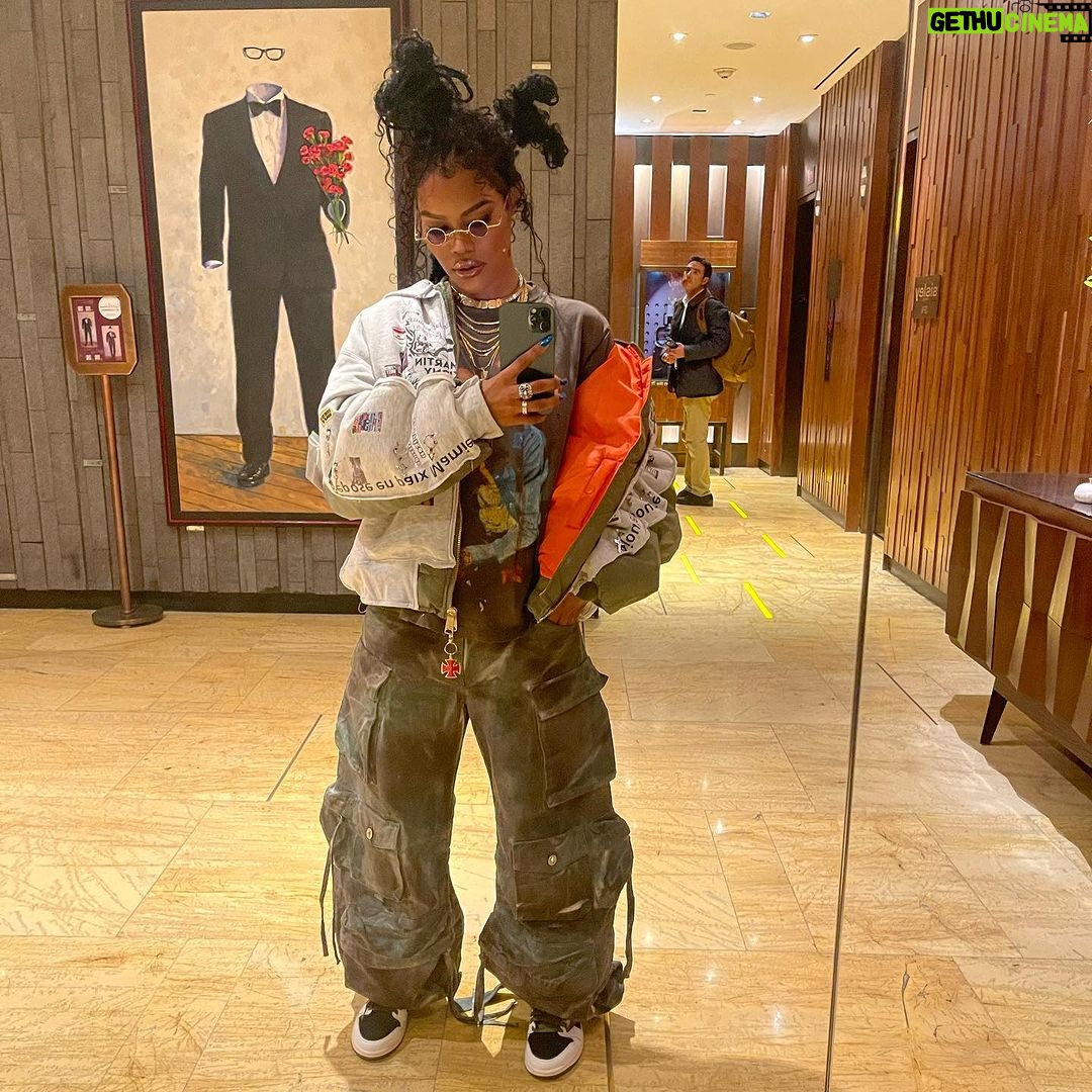 Teyana Taylor Instagram - BEYOND Blessed 🥹🌹🙏🏾❤️@jumpman23 #ARoseInHarlem #BEYOND #jumpman23