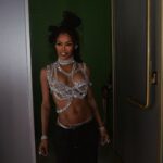 Teyana Taylor Instagram - Precious gems are to be treasured..✨💎💠💎✨ Thank you @swarovski @skims @kimkardashian for having me! A time was had! 💎 #SWAROVSKIxSKIMS #Swarovski 📸: @kvnhrtlss