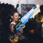 Teyana Taylor Instagram - Don’t be a menace to society while drinking your juice in Chrome Hearts & bunny steppassss 🐰🔫 Loc Dog 🔫 📸: @kvnhrtlss