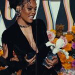 Teyana Taylor Instagram - Truly a night to remember 🖤🙏🏾🖤 Thank you @femmeitforward @heatherlowery @spotify #giveherflowhers #wonthedoit 💐