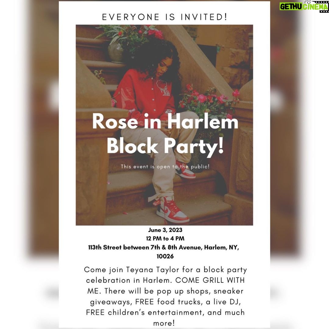 Teyana Taylor Instagram - Come grill with me today 🌹🌹🌹🌹