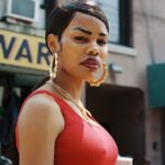 Teyana Taylor Instagram - INEZ…🌹 It all comes down to love. Experience every decision, sacrifice, and victory made with love at the center in #AThousandandOne, coming soon to @Peacock. Now yours to own on Digital. 📸: @aaronricketts_