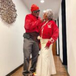 Teyana Taylor Instagram - Love is the softest rose in the soul’s garden….🌹 What a blessing to witness my grandparents celebrating 23 years of marriage, in the year 2023, in my very own MJ 23 @jumpman23 collection & kicks…Priceless 🥹 I love you both very much. Thank you for showing us that love ages like fine wine 🍷….Happy 23rd wedding anniversary 🌹✨🥹😍 P.S. Now y’all see where I REALLY get my swag from 😎