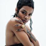 Teyana Taylor Instagram - Wow, thank you @harpersbazaarus for recognizing me in your ICON issue 🤯🤯 #BAZAARICONS ShOT by the ICONIC @mario_sorrenti Styling/wardrobe: @teyanataylor, @edward.bowleg and @beatbolliger Creative Director: @lauragenninger As-told-to: @bybiancabee Hair: @choppedbyedith and @tomojidai for @oribe Makeup: @therealofficialfrankb for @loveseen Manicure: @nuthin_butnails and @honeynailz for @undn_laqr Entertainment Director: @angcutt Production: #HestInc Set design: @philipphaemmerle
