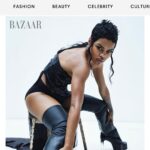 Teyana Taylor Instagram - Wow, thank you @harpersbazaarus for recognizing me in your ICON issue 🤯🤯 #BAZAARICONS ShOT by the ICONIC @mario_sorrenti Styling/wardrobe: @teyanataylor, @edward.bowleg and @beatbolliger Creative Director: @lauragenninger As-told-to: @bybiancabee Hair: @choppedbyedith and @tomojidai for @oribe Makeup: @therealofficialfrankb for @loveseen Manicure: @nuthin_butnails and @honeynailz for @undn_laqr Entertainment Director: @angcutt Production: #HestInc Set design: @philipphaemmerle