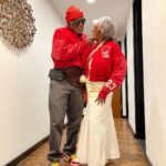 Teyana Taylor Instagram - Love is the softest rose in the soul’s garden….🌹 What a blessing to witness my grandparents celebrating 23 years of marriage, in the year 2023, in my very own MJ 23 @jumpman23 collection & kicks…Priceless 🥹 I love you both very much. Thank you for showing us that love ages like fine wine 🍷….Happy 23rd wedding anniversary 🌹✨🥹😍 P.S. Now y’all see where I REALLY get my swag from 😎