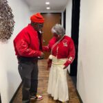 Teyana Taylor Instagram - Love is the softest rose in the soul’s garden….🌹 What a blessing to witness my grandparents celebrating 23 years of marriage, in the year 2023, in my very own MJ 23 @jumpman23 collection & kicks…Priceless 🥹 I love you both very much. Thank you for showing us that love ages like fine wine 🍷….Happy 23rd wedding anniversary 🌹✨🥹😍 P.S. Now y’all see where I REALLY get my swag from 😎