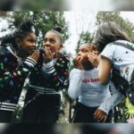 Teyana Taylor Instagram - Sooooo proud of my baby girllllllllllll 🥹❤️🌹😍 My favorite lil fashionista @gottalovejunie latest collection for @jujubeezclothing is HERE! We partnered with @kidsfootlocker on an exclusive unisex collection that is fun, vibrant & everything the big kiddos will love! Grab it now! 💜💚❤️🧡💛💚🩵💙🤎🖤🩶🩶🤍 📸: @ro.lexx