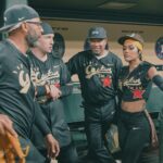 Teyana Taylor Instagram - PART 1 Photo Dumpppppp: It was a home run at the @cactusjackfoundation HBCU soft ball classic! A time was had! TEAM BLACK showed up and showed out!! 💪🏾 Thank you to my Jumpman familyyyyyy @travisscott @jumpman23 and @mlb for having all of us!!! Both team CREAM & BLACK did our big onesssssssss!! ⚾️🙌🏾💪🏾🖤 📸: @kvnhrtlss