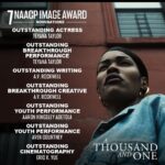 Teyana Taylor Instagram - Wait WHATTTTTTTTT 🤯🤯🤯🤯🥹 SEVEN @naacpimageawards nominations?!!!!! Oh God really not playin bout his kids in Jesus name AMEN. Congrats to the whole @athousandandonefilm village! We did it!! 💪🏾💪🏾💪🏾 & Again thank you @naacpimageawards this is truly amazing and means so much to everyone involved. We will def be in there like a 30 Inch, 13x4 Straight HD Pre Plucked Lace Frontal buss down bone straight 😩😩😭😭😭😭😭😭 See y’all in march! 🌹🌹🌹🌹🌹 📸: @aaronricketts_