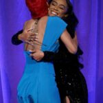 Teyana Taylor Instagram - I want to send a special thank you @nbrfilm for a night I will never forget. 💫Thank you bestowing this amazing honor upon me. I'm beyond touched and so, so grateful to have received the “Breakthrough Performance” Award! Thank you for seeing me and believing in me! 🌹 To my sister @avrockwell you are truly a gem. Thank you for your beautiful message, and thank you for YOU. This has been an amazing journey with you, and I’m happy we get to share these moments together! 🌹 A journey of walking “A Thousand And One” miles starts with a single step... To my village that helped me SHOW UP for INEZ. Let me start this by thanking my God Almighty, because through him all things are possible 🙏🏾 AV ROCKWELL, LENA, RISHI of Hillman Grad, MY BEAUTIFUL BABY GIRLS, MY PARENTS, EDDIE & JULIE of SIGHT UNSEEN, FOCUS FEATURES, the AMAZING CAST & CREW, the entire production staff. MY WME Family, THE AUNTIES & my whole support system! There would be no Inez without y'all. ❤️ Again, Thank you @nbrfilm for this amazing honor! 📸: @gettyimages @thehapablonde @andrewtess @nbrfilm