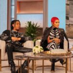 Teyana Taylor Instagram – Thank you @tamronhall @tamronhallshow for the warm & raw love, tears of joy, laughs and fun yesterday with my brother @rj_cyler & castmate!! A time was had! 🌹 

Check out The @bookofclarence out Jan 12th 🙏🏾 

📸: @kvnhrtlss