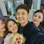 Thanh Sơn Instagram - 21h40 tối nay Trong một cảnh quay , có cả 3 "nàng" 😂 Tất cả đều nằm trong kế hoạch của những người đứng sau 😐 #VFC #nangdauorder #11T5N #Dautri