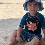 Thelma Madrigal Instagram - Nos escapamos de la nevera (Bogotá) unos días. #tbt de la semana pasada 🏝 #onehappyisland #aruba #familytrip #love #babytortu #20months Oranjestad, Aruba