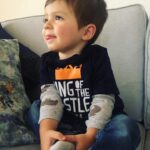 Thelma Madrigal Instagram - Siempre tan feliz mi chiquito ❤️#felizdiadelniño #love #cute