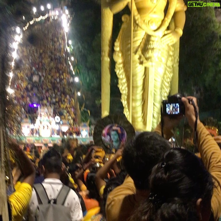 Thivya Naidu Instagram - Paalkudam done ✅ thaipusam 2020..massive crowd! God bless all ❤️ #vows #duty #paalkudam #thaipusam2020🙏 #velmuruga Batu Caves
