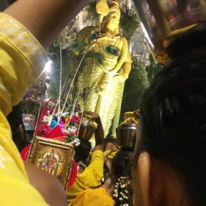 Thivya Naidu Instagram - Paalkudam done ✅ thaipusam 2020..massive crowd! God bless all ❤️
#vows #duty 
#paalkudam #thaipusam2020🙏 #velmuruga