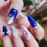 Thivya Naidu Instagram - My first gel nail extensions and im totally obsessed with this right now !!! Shoutout to @nailzouk62 !!! Highly recommended!! Professional nail tech!💓💓💓💓 Note : check out their IG page on their gel nail extension course ! Yup u can now LEARN and MASTER them yourself !!!visit @nailzouk62 for more info 💅