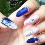 Thivya Naidu Instagram - My first gel nail extensions and im totally obsessed with this right now !!! Shoutout to @nailzouk62 !!! Highly recommended!! Professional nail tech!💓💓💓💓 Note : check out their IG page on their gel nail extension course ! Yup u can now LEARN and MASTER them yourself !!!visit @nailzouk62 for more info 💅